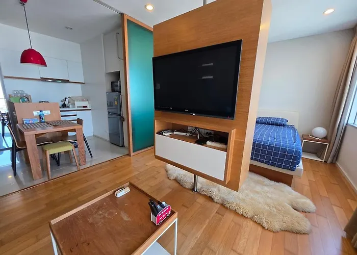 Apartamento Chaophraya River High-rise River View Direct Access To Iconsiam Siam Square Chinatown 0 Distance From Bts Subway Exit Direct To Sathorn Silom Road Siam Square *